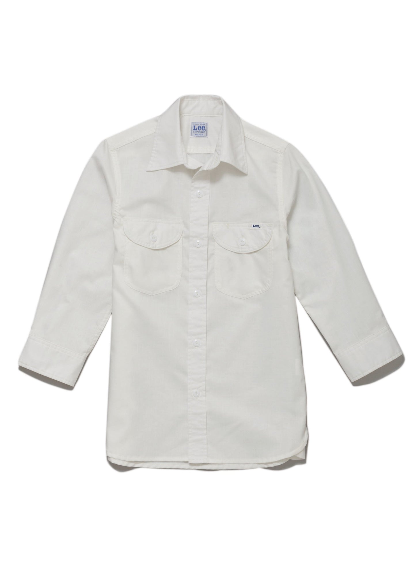 レディースシャンブレー七分袖シャツ | カフェ・飲食店制服 | 1枚 | LCS43004 | ホワイト