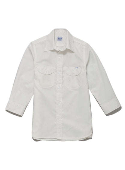 レディースシャンブレー七分袖シャツ | カフェ・飲食店制服 | 1枚 | LCS43004 | ホワイト