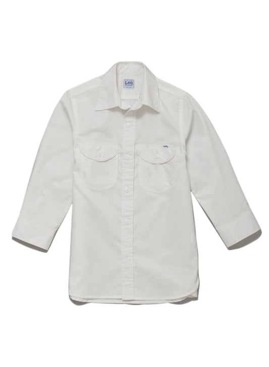 レディースシャンブレー七分袖シャツ | カフェ・飲食店制服 | 1枚 | LCS43004 | ホワイト