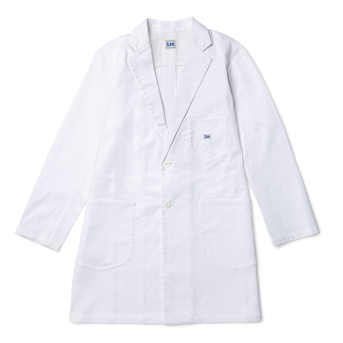 Lee メディカル　メンズコート | メディカルウェア | 1枚 | LMC76001 | ホワイト