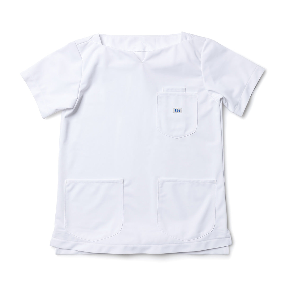 Lee メディカル　レディーススクラブ | メディカルウェア | 1枚 | LMS43001 | ホワイト