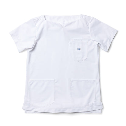 Lee メディカル　レディーススクラブ | メディカルウェア | 1枚 | LMS43001 | ホワイト