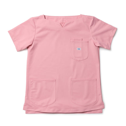 Lee メディカル　レディーススクラブ | メディカルウェア | 1枚 | LMS43001 | ピンク
