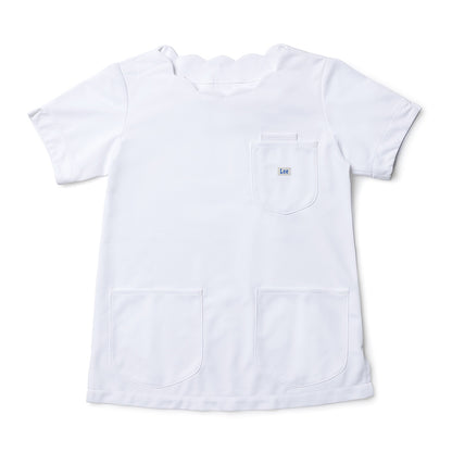 Lee メディカル　レディーススクラブ | メディカルウェア | 1枚 | LMS43002 | ホワイト