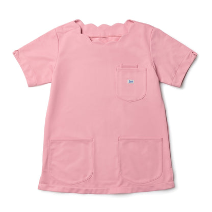 Lee メディカル　レディーススクラブ | メディカルウェア | 1枚 | LMS43002 | ピンク