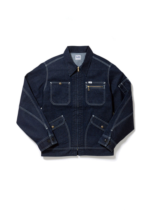 メンズジップアップジャケット | カフェ・飲食店制服 | 1枚 | LWB06001 | インディゴネイビー