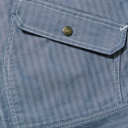 レディースジップアップジャケット | カフェ・飲食店制服 | 1枚 | LWB03001 | インディゴネイビー