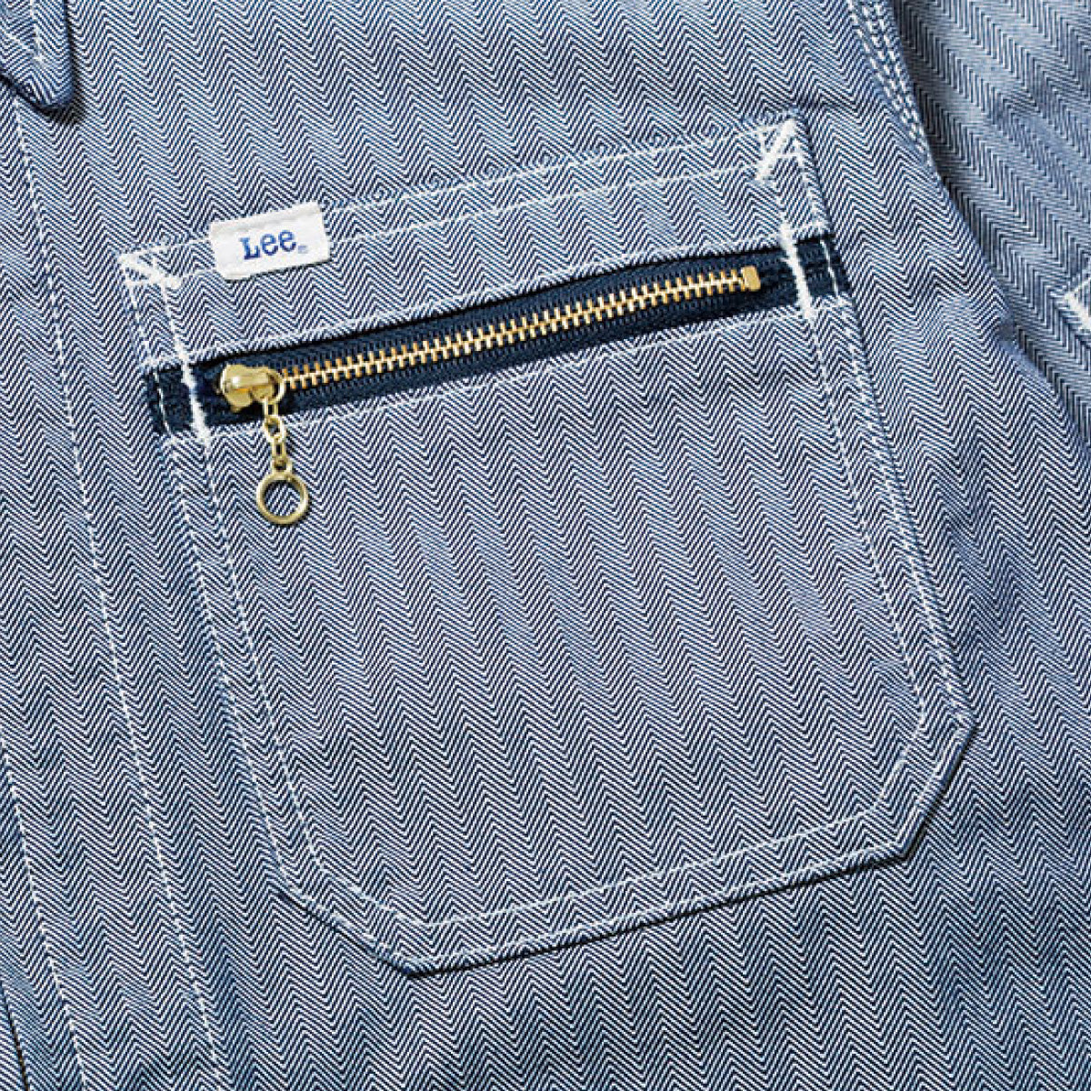 メンズジップアップジャケット | カフェ・飲食店制服 | 1枚 | LWB06001 | ブルー