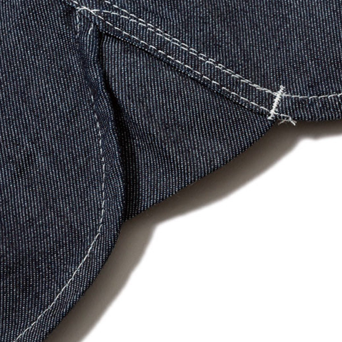 レディースワーク長袖シャツ | カフェ・飲食店制服 | 1枚 | LWS43001 | ホワイト×ブルー