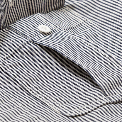 レディースワーク半袖シャツ | カフェ・飲食店制服 | 1枚 | LWS43002 | インディゴネイビー