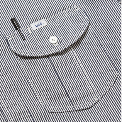 レディースワーク半袖シャツ | カフェ・飲食店制服 | 1枚 | LWS43002 | インディゴネイビー