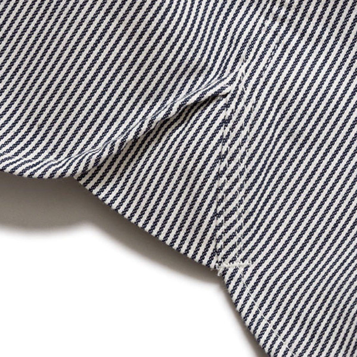 メンズワーク半袖シャツ | カフェ・飲食店制服 | 1枚 | LWS46002 | ホワイト×ブルー