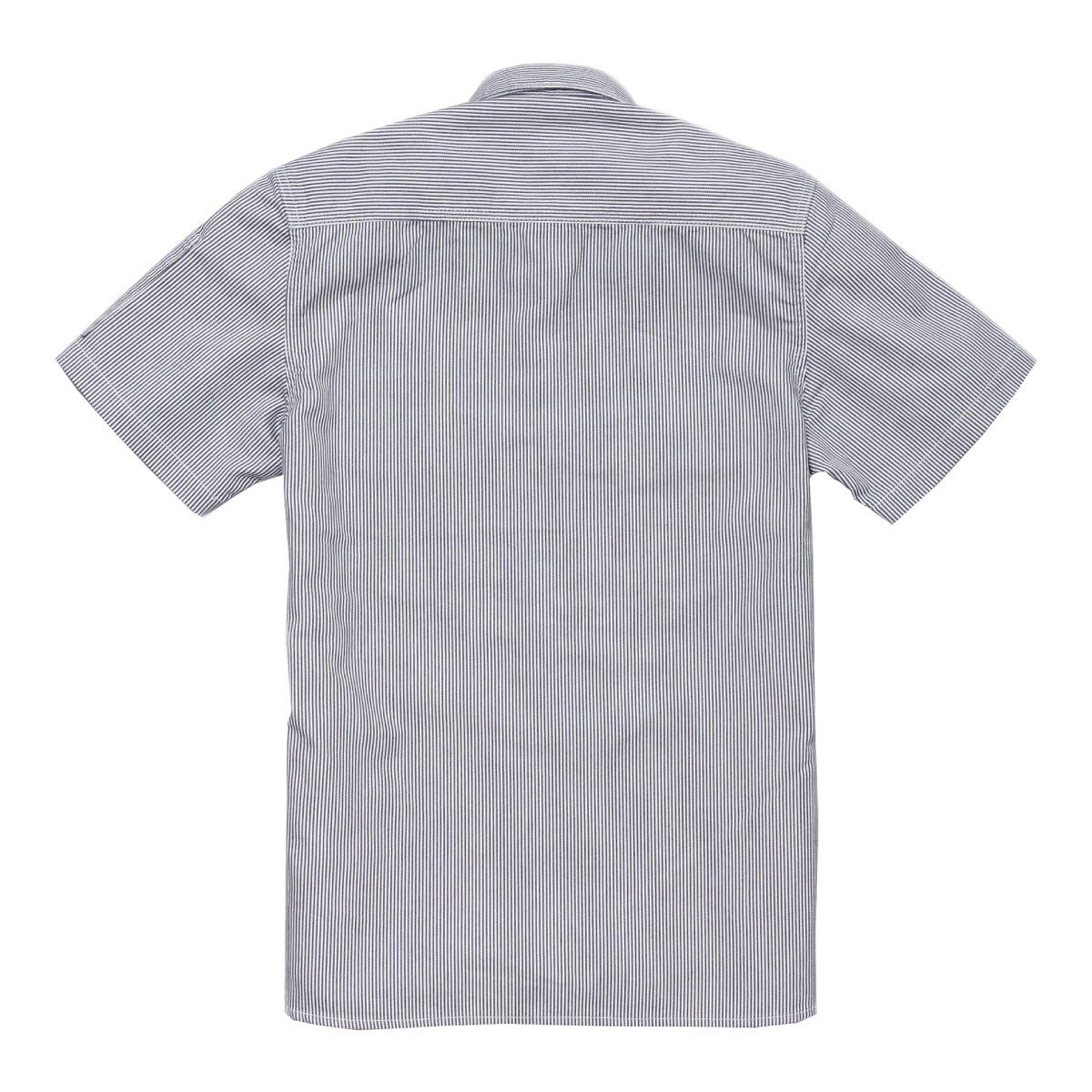 メンズワーク半袖シャツ | カフェ・飲食店制服 | 1枚 | LWS46002 | ホワイト×ブルー