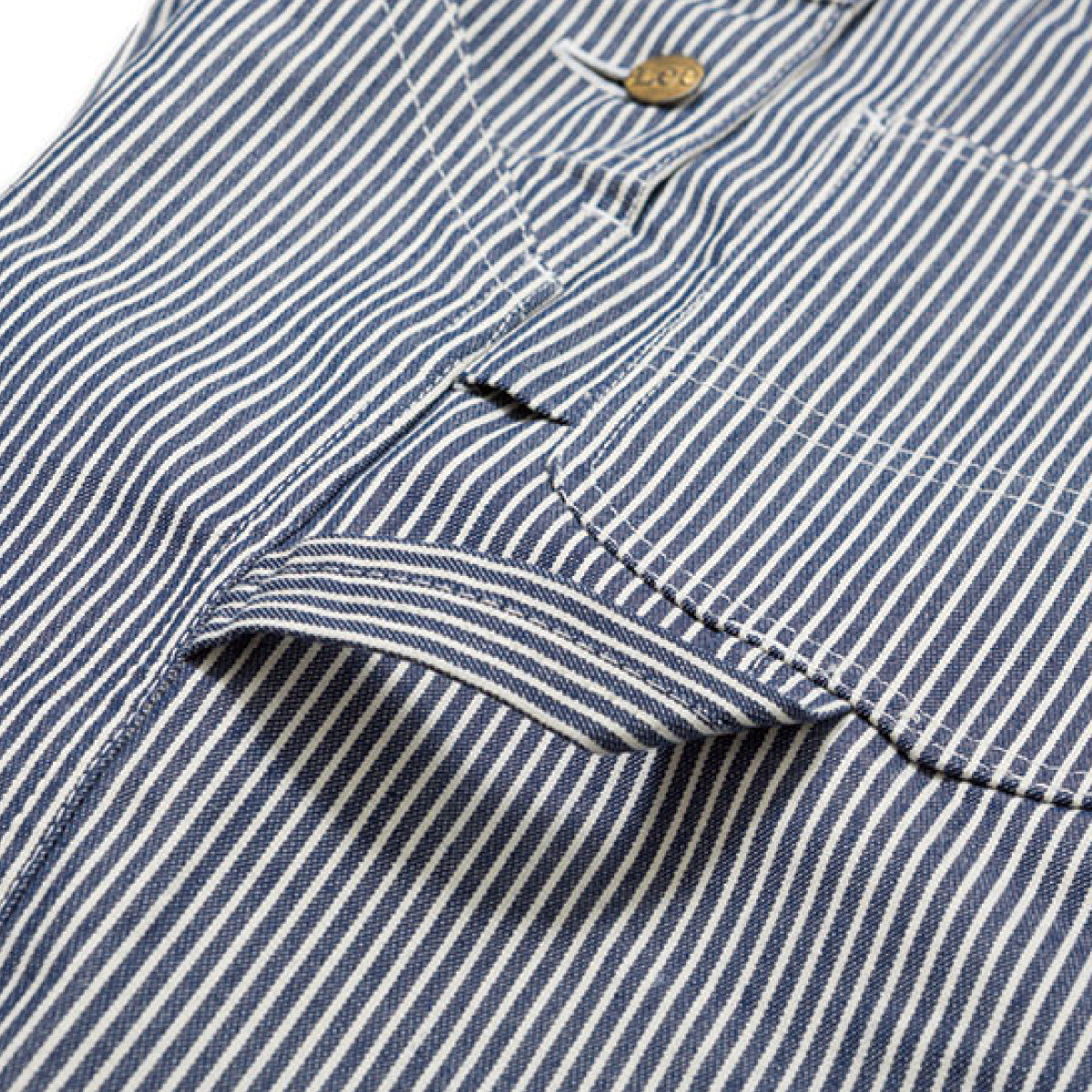 オーバーオール | カフェ・飲食店制服 | 1枚 | LWU39002 | ホワイト×ブルー