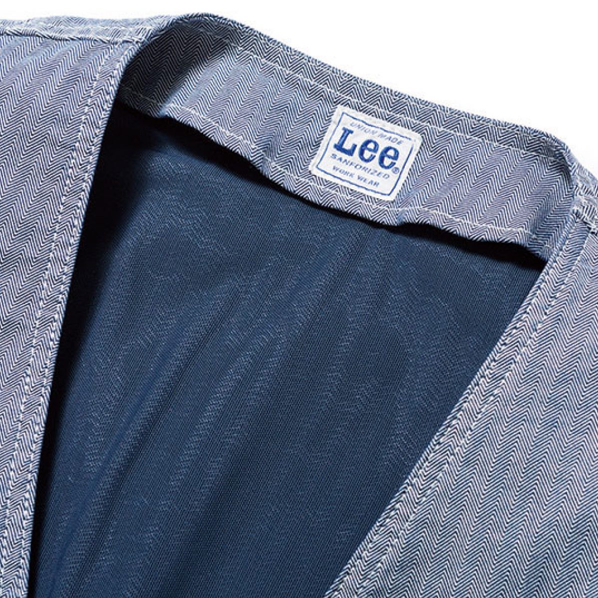 ジップアップベスト | カフェ・飲食店制服 | 1枚 | LWV19001 | インディゴネイビー