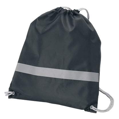 リフレクター付巾着リュック | ノベルティ(小物) | 1枚 | MA9029 | ブラック