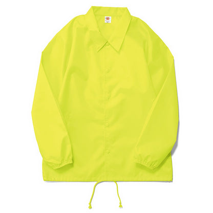 コーチジャケット (裏地なし) | メンズ | 1枚 | MJ0076 | ネオンイエロー