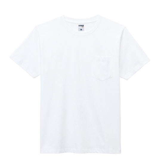5.3オンス ユーロポケット付きTシャツ | メンズ | 1枚 | MS1141P | ホワイト