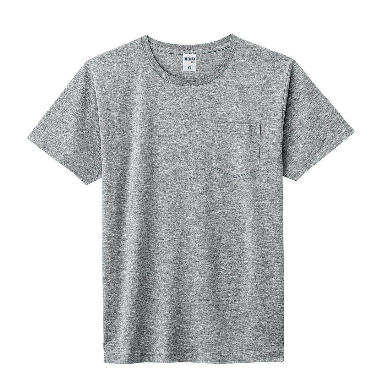 5.3オンス ユーロポケット付きTシャツ | メンズ | 1枚 | MS1141P | 杢グレー