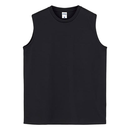 ノースリーブTシャツ（ポリジン加工） | メンズ | 1枚 | MS1165 | ブラック