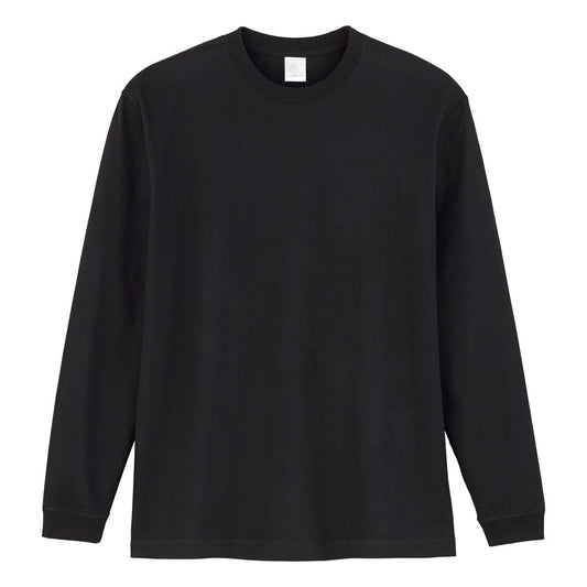 5.6オンス ハイグレードコットンロングスリーブTシャツ（カラー） | メンズ | 1枚 | MS1612 | ブラック