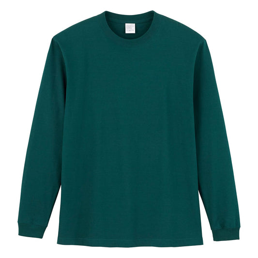 5.6オンス ハイグレードコットンロングスリーブTシャツ（カラー） | メンズ | 1枚 | MS1612 | アイビーグリーン