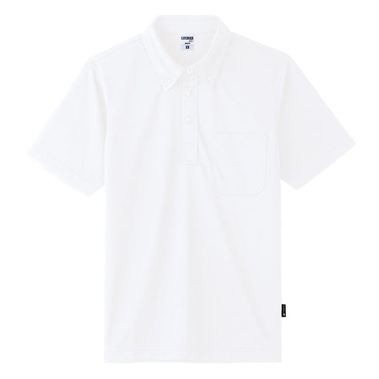 4.3オンスボタンダウンドライポロシャツ（ポリジン） | レディース | 1枚 | MS3119 | ホワイト