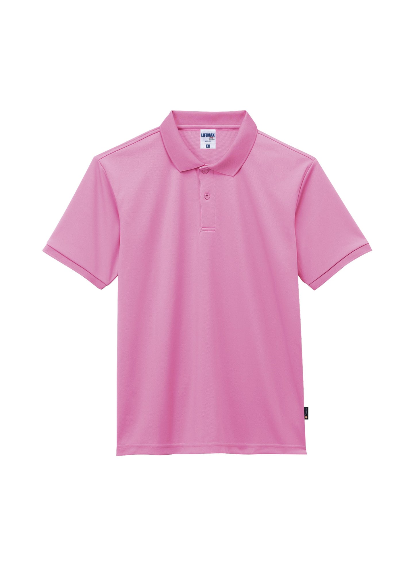 ベーシックドライポロシャツ（ポリジン加工） | メンズ | 1枚 | MS3120 | ピンク