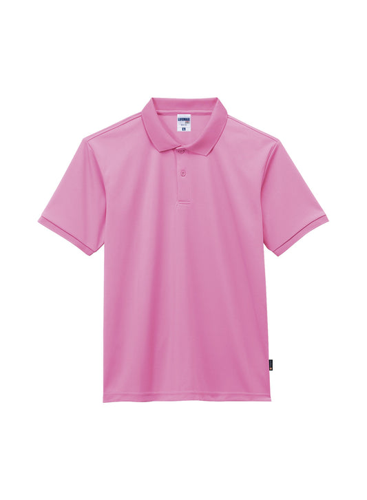 ベーシックドライポロシャツ（ポリジン加工） | メンズ | 1枚 | MS3120 | ピンク