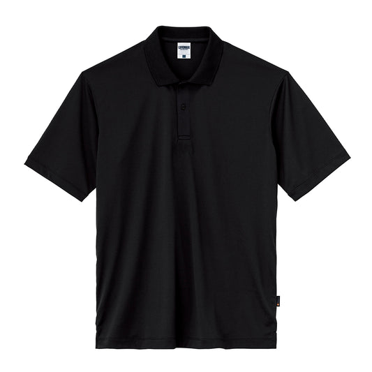 5.3オンスリサイクルポリエステルポロシャツ（ポリジン加工） | メンズ | 1枚 | MS3124 | ブラック
