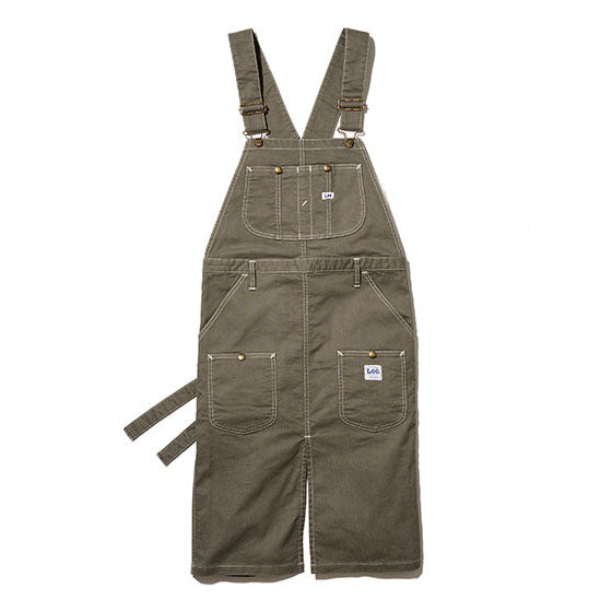 オーバーオールエプロン | カフェ・飲食店制服 | 1枚 | LCK79007 | カーキ