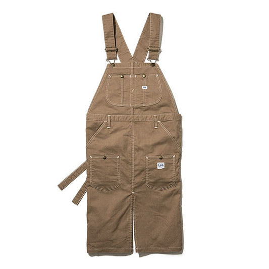 オーバーオールエプロン | カフェ・飲食店制服 | 1枚 | LCK79007 | キャメル