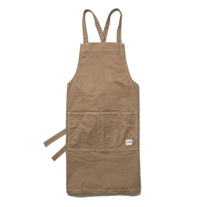 胸当てエプロン | カフェ・飲食店制服 | 1枚 | LCK79009 | キャメル