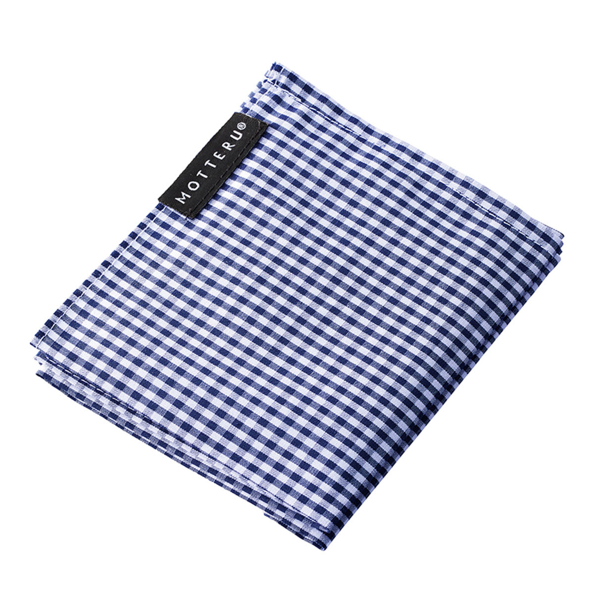 MOTTERU ポケスク ハンカチ ギンガムチェック | ノベルティ(小物) | 1枚 | MO-2001 | ネイビー