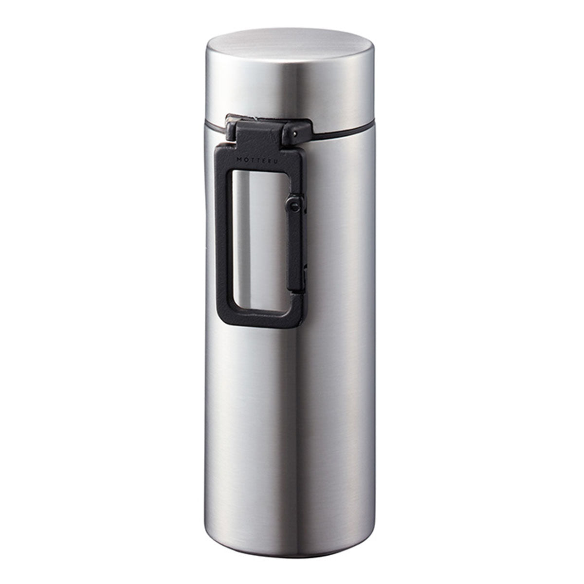 MOTTERU カラビナハンドルサーモボトル 250ml | ノベルティ(小物) | 1枚 | MO-3013 | シルバー