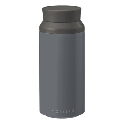 MOTTERU 電子レンジが使えるサーモボトル | ノベルティ(小物) | 1枚 | MO-3021 | チャコールブラック