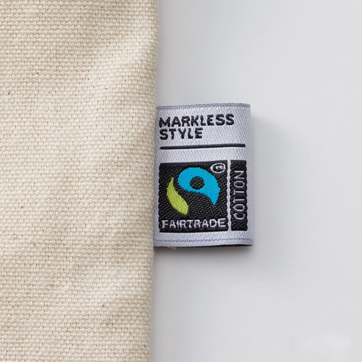 フェアトレードコットン フラットトート | ノベルティ(小物) | 1枚 | TF-0001 | ナチュラル