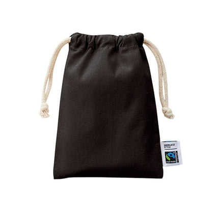 フェアトレードコットン 巾着（S） | ノベルティ(小物) | 1枚 | TF-0005 | ネイビー