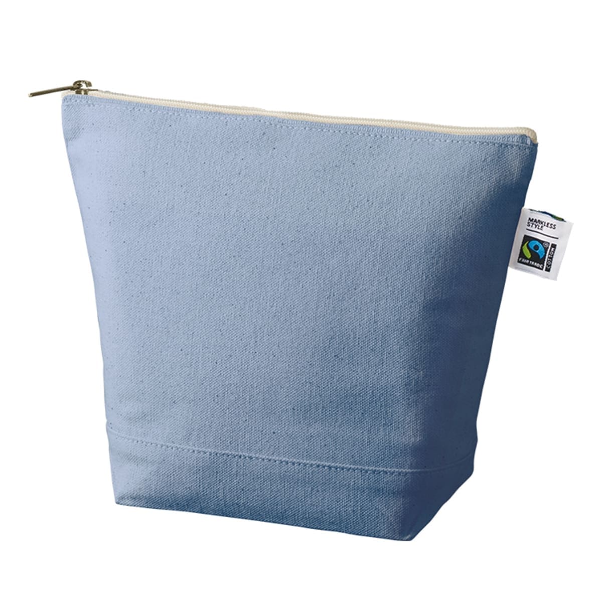 フェアトレードコットン キャンバスデイリーポーチ（M） | ノベルティ(小物) | 1枚 | TF-0012 | ネイビー