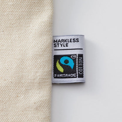 フェアトレードコットン A4フラットバッグ | ノベルティ(小物) | 1枚 | TF-0020 | ナイトブラック