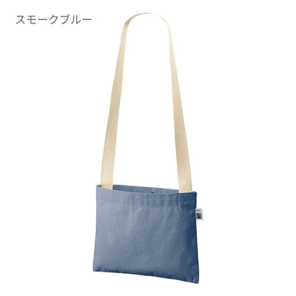 フェアトレードコットン キャンバスサコッシュ | ノベルティ(小物) | 1枚 | TF-0023 | ネイビー