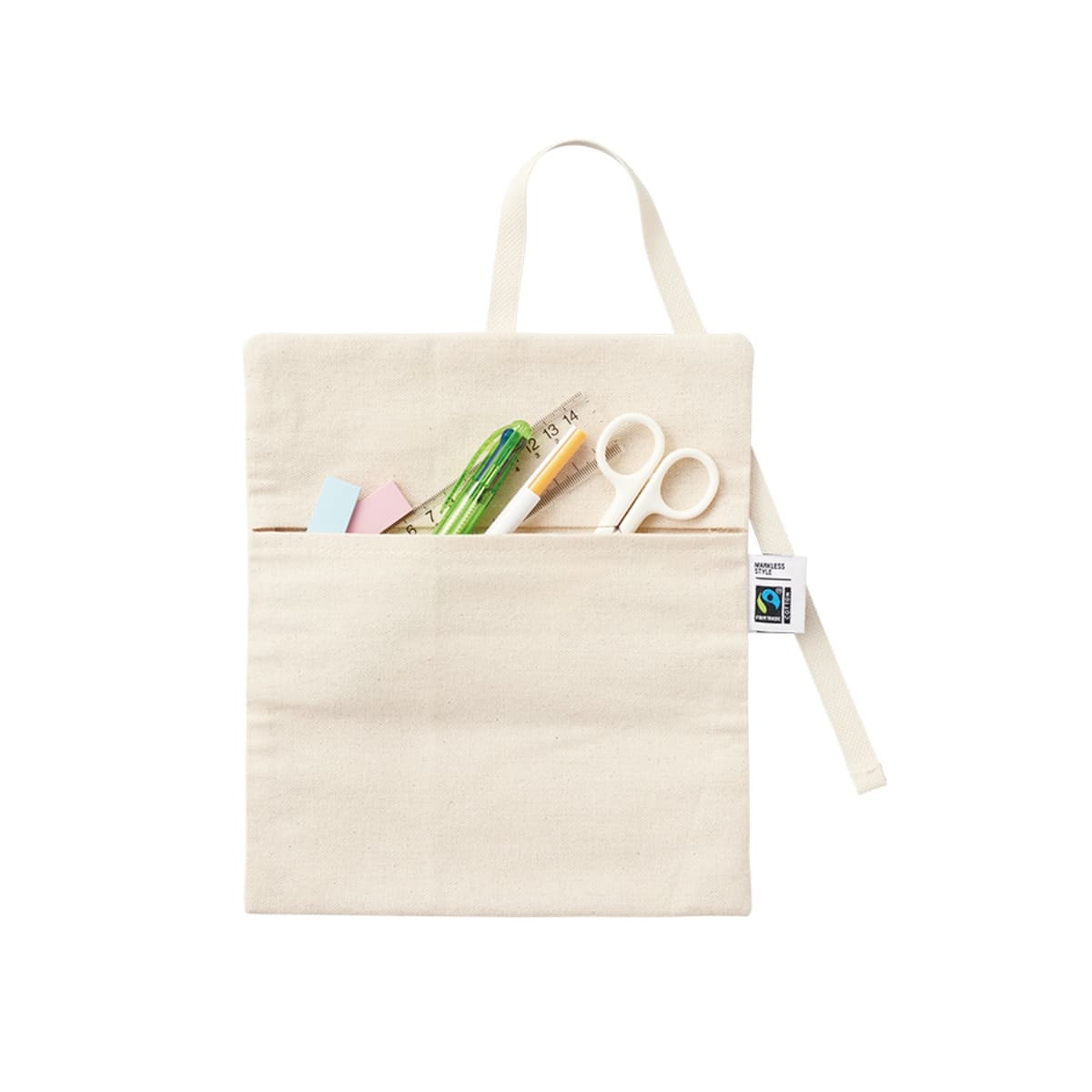 フェアトレードコットン マルチケース | ノベルティ(小物) | 1枚 | TF-0025 | スモークピンク