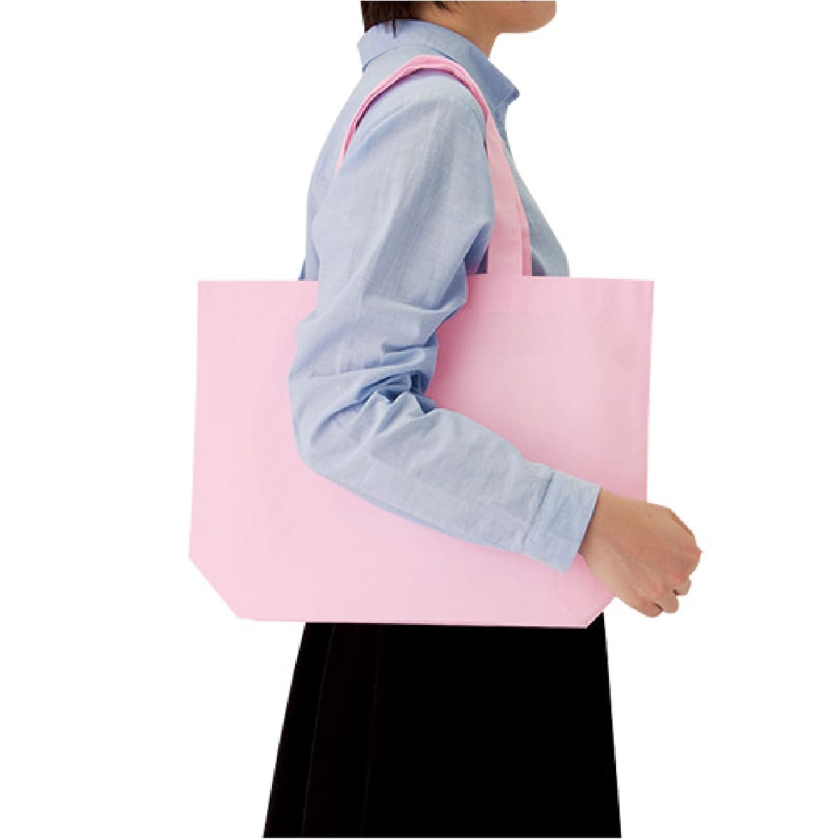 不織布 スタンダードバッグ | ノベルティ(小物) | 1枚 | TR-0434 | ピーチピンク