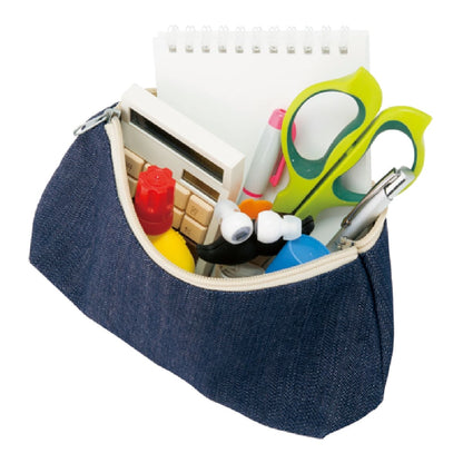 デニム フベーシックポーチ | ノベルティ(小物) | 1枚 | TR-0708 | ヴィンテージブルー