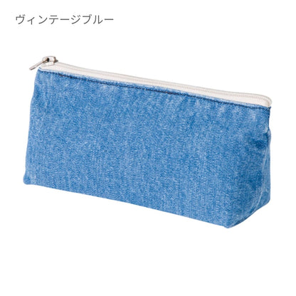 デニム フベーシックポーチ | ノベルティ(小物) | 1枚 | TR-0708 | ヴィンテージブルー