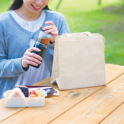 キャンバス スクエア保冷トート（S） | ノベルティ(小物) | 1枚 | TR-0868 | ナチュラル