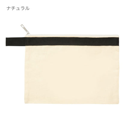 キャンバス ベルトストラップポーチ（M） | ノベルティ(小物) | 1枚 | TR-0894 | ナチュラル