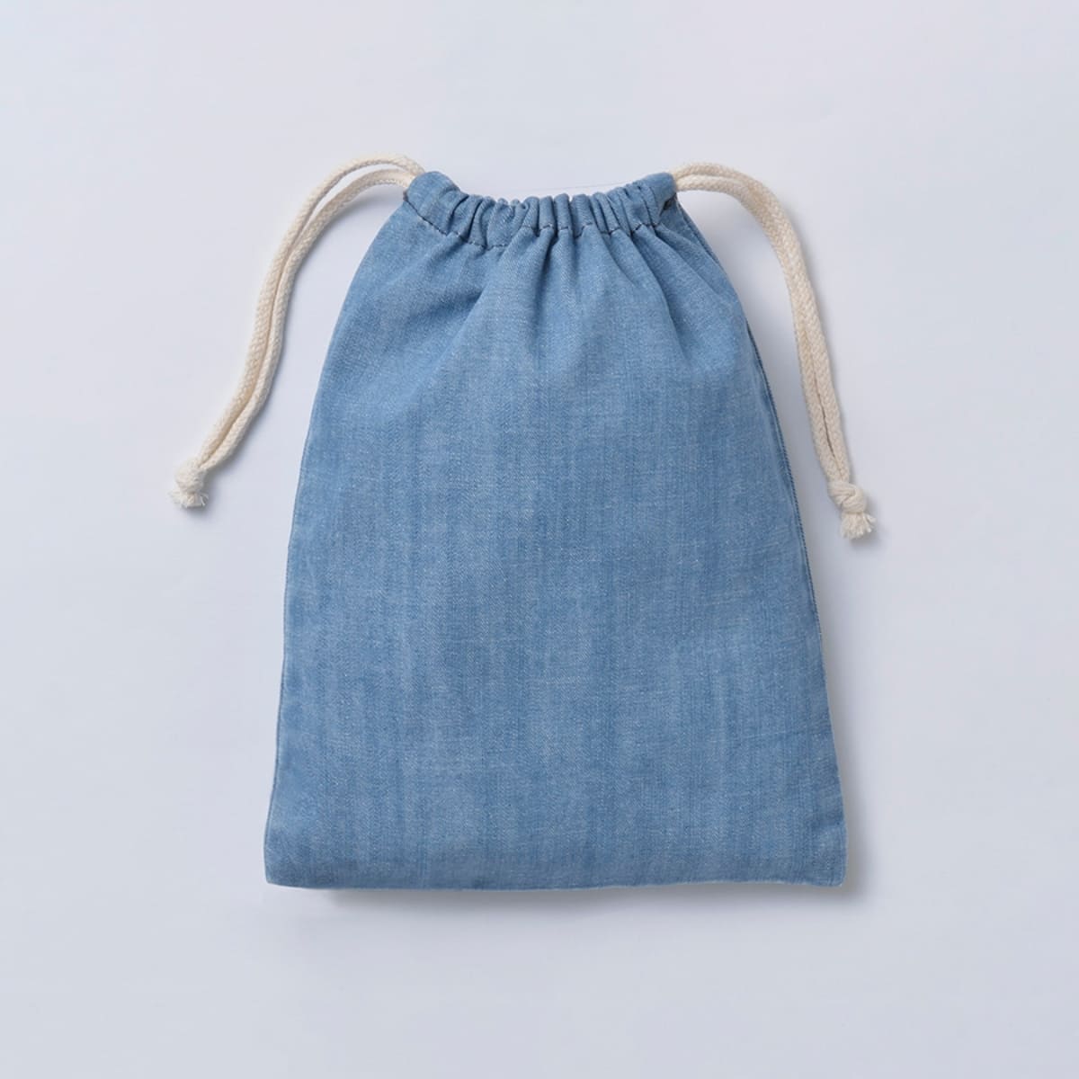 デニム巾着（M） | ノベルティ(小物) | 1枚 | TR-0919 | ヴィンテージブルー