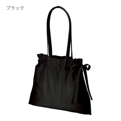 厚手コットン ギャザーバッグ | ノベルティ(小物) | 1枚 | TR-0925 | ナチュラル