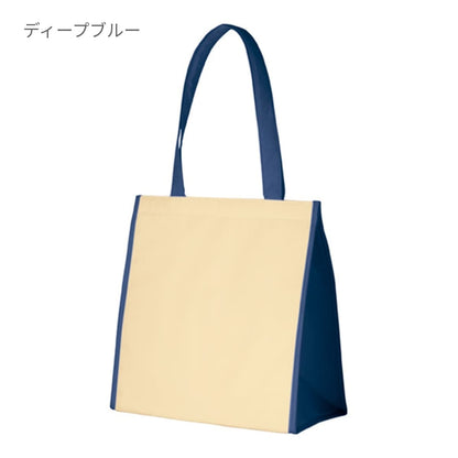 不織布 保冷スクエアコンビトート | ノベルティ(小物) | 1枚 | TR-0926 | ディープブルー